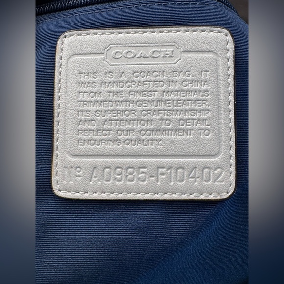Coach Denim Bleecker Sufflette Y2K - Picture 4 of 16